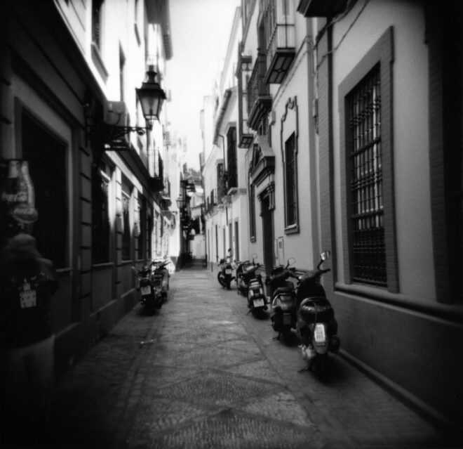 Scooters In Seville Spain