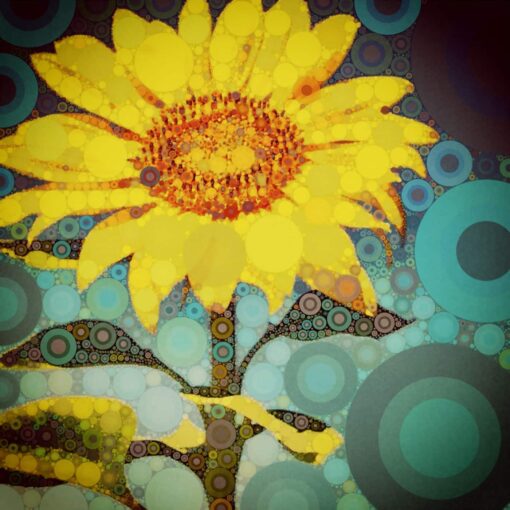 Psychedelic Sunflower