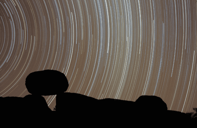 Devil's Marbles Star Trails