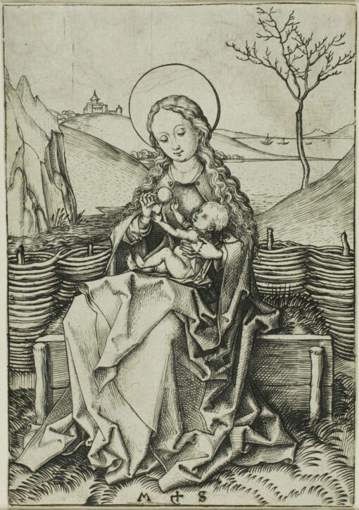 - The Madonna and Child on a Grassy Bench