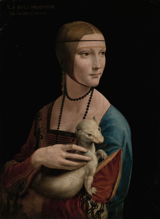 Leonardo da Vinci Lady with an Ermine – Portrait of Cecilia Gallerani