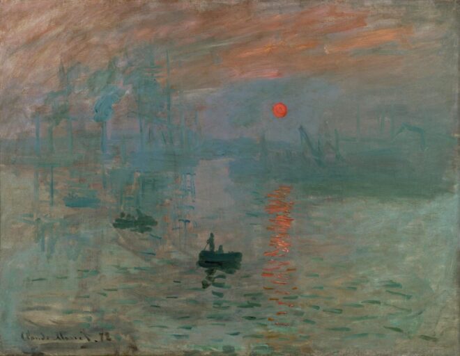 Monet - Impression, Sunrise by Claude Monet