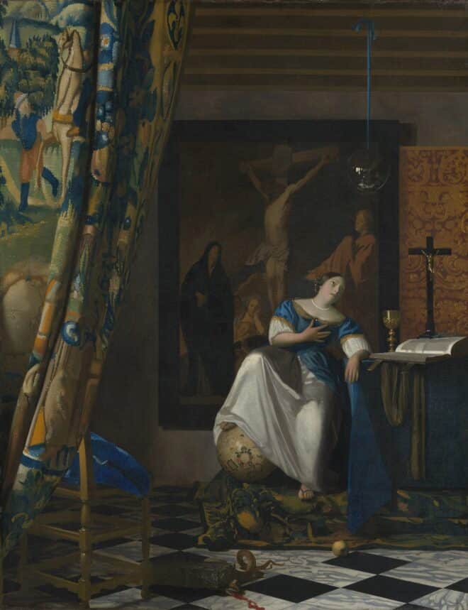 Johannes Vermeer Allegory of the Catholic Faith