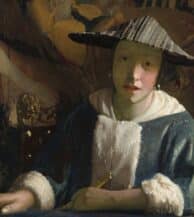 Johannes Vermeer Girl with a Flute