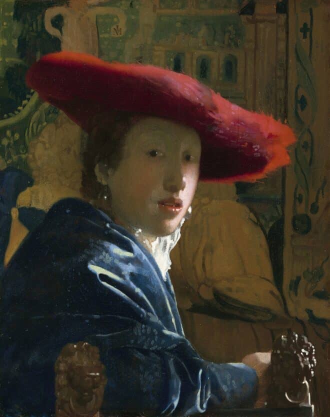 Johannes Vermeer Girl with the Red Hat