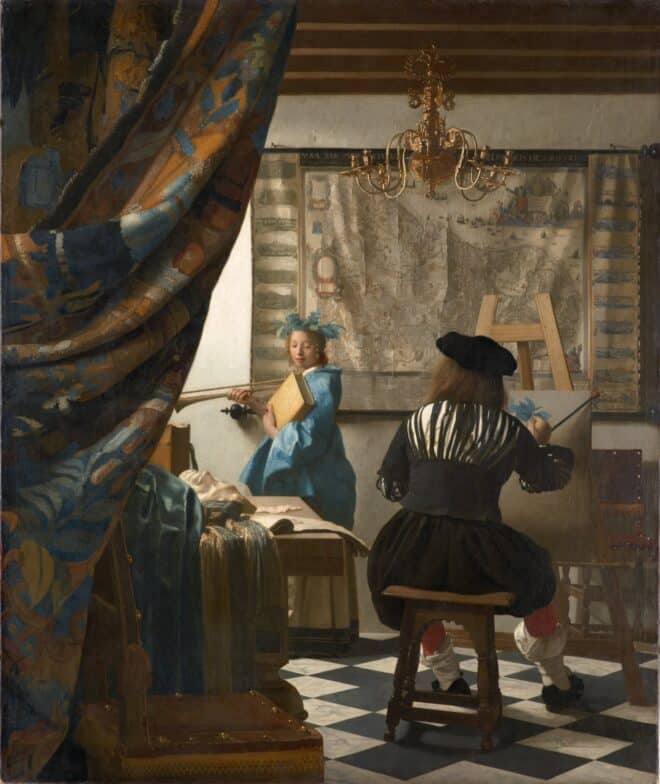 Johannes Vermeer The Art of Painting