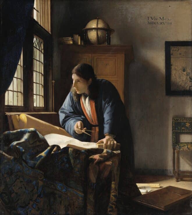 Johannes Vermeer The Geographer