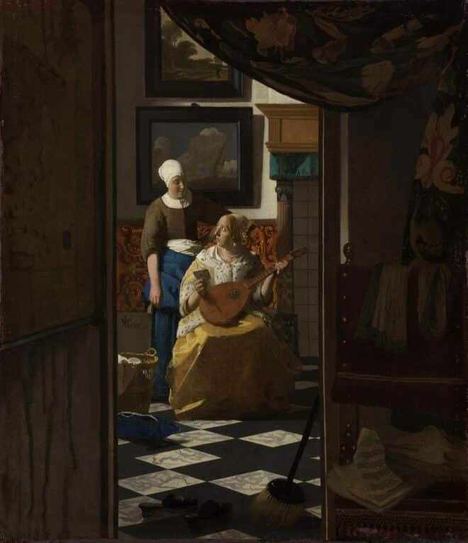 Johannes Vermeer The Love Letter