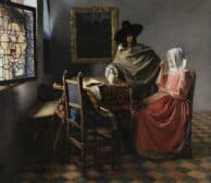 Johannes Vermeer The Wine Glass