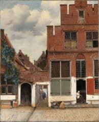 Johannes Vermeer View of Houses in Delft, Known as ‘The Little Street’