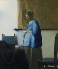 Johannes Vermeer Woman Reading a Letter