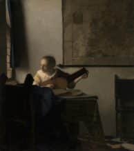 Johannes Vermeer Young Woman with a Lute