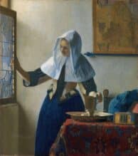 Johannes Vermeer Young Woman with a Water Pitcher