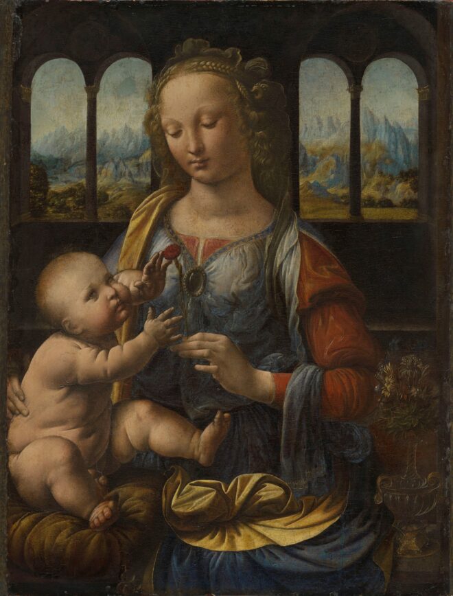 Leonardo da Vinci Madonna of the Carnation