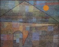 Ad Parnassum, Paul Klee (1932, 274) creates a geometric abstract composition with intricate mosaic patterns and a blend of colors.