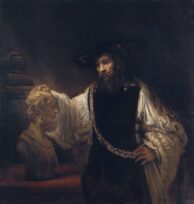 Rembrandt - Aristotle with a Bust of Homer