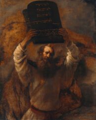 Rembrandt van Rijn Moses Smashing the Tablets of the Law