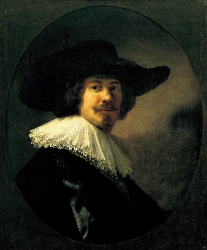 Rembrandt van Rijn Portrait of a Man in a Broad-Brimmed Hat