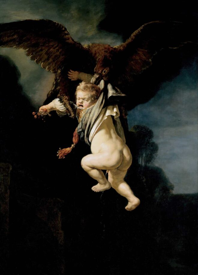 Rembrandt van Rijn The Abduction of Ganymede