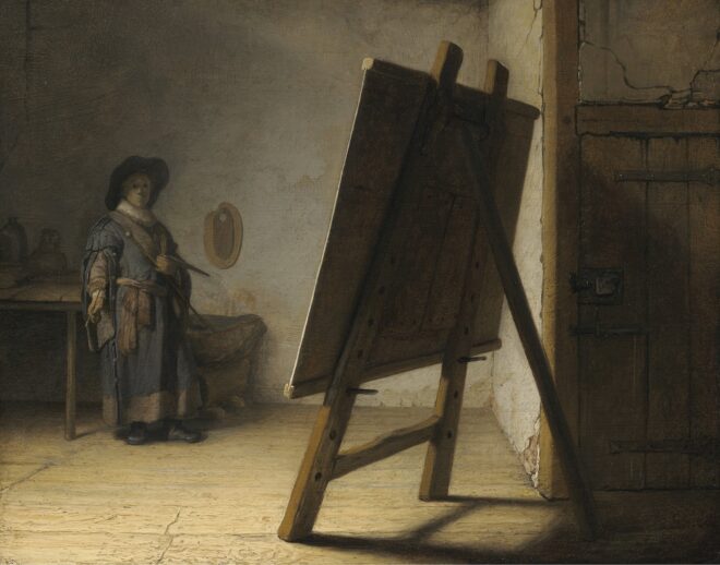 Rembrandt van Rijn The Artist In His Studio