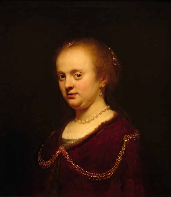 Rembrandt van Rijn Young Woman with a Gold Chain