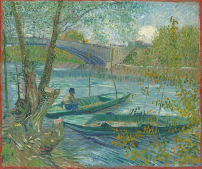 Vincent van Gogh Fishing in Spring, the Pont de Clichy (Asnières)