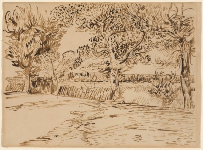 Vincent van Gogh Landscape at Arles