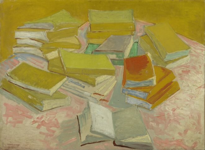 Vincent van Gogh Piles of French novels