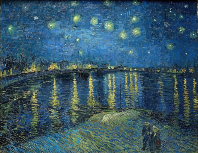 Vincent van Gogh Starry Night Over the Rhone