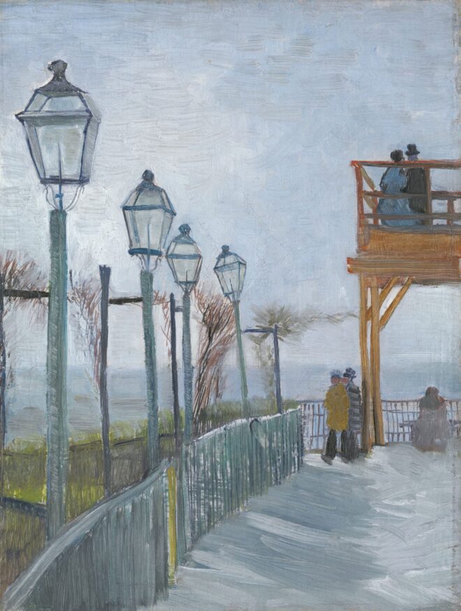 Vincent van Gogh Terrace and Observation Deck at the Moulin de Blute-Fin, Montmartre