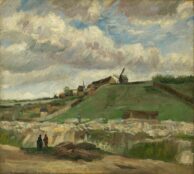 Vincent van Gogh The hill of Montmartre with stone quarry