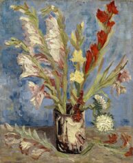 Vincent van Gogh Vase with gladioli and China asters