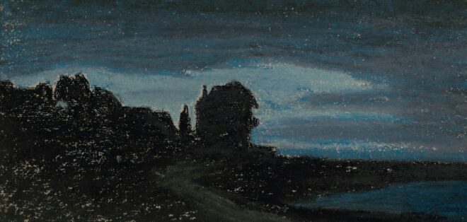 Claude Monet Yport, la nuit