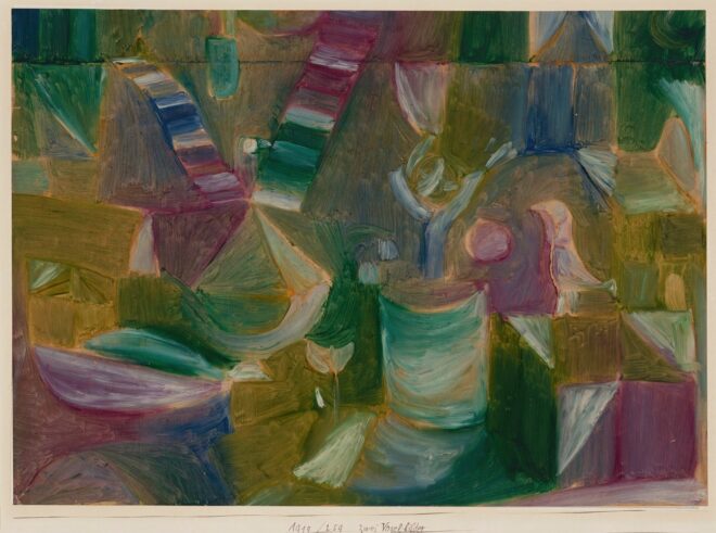 Paul Klee Zwei Vogel-bilder