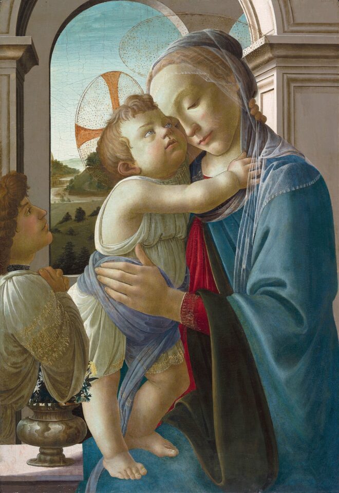 Sandro Botticelli Virgin and Child with an Angel